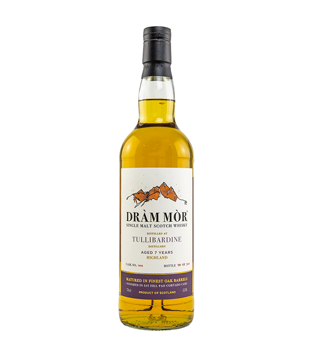 Tullibardine 7 Jahre - Palo Cortado - Fassnummer 144 - Dram Mor