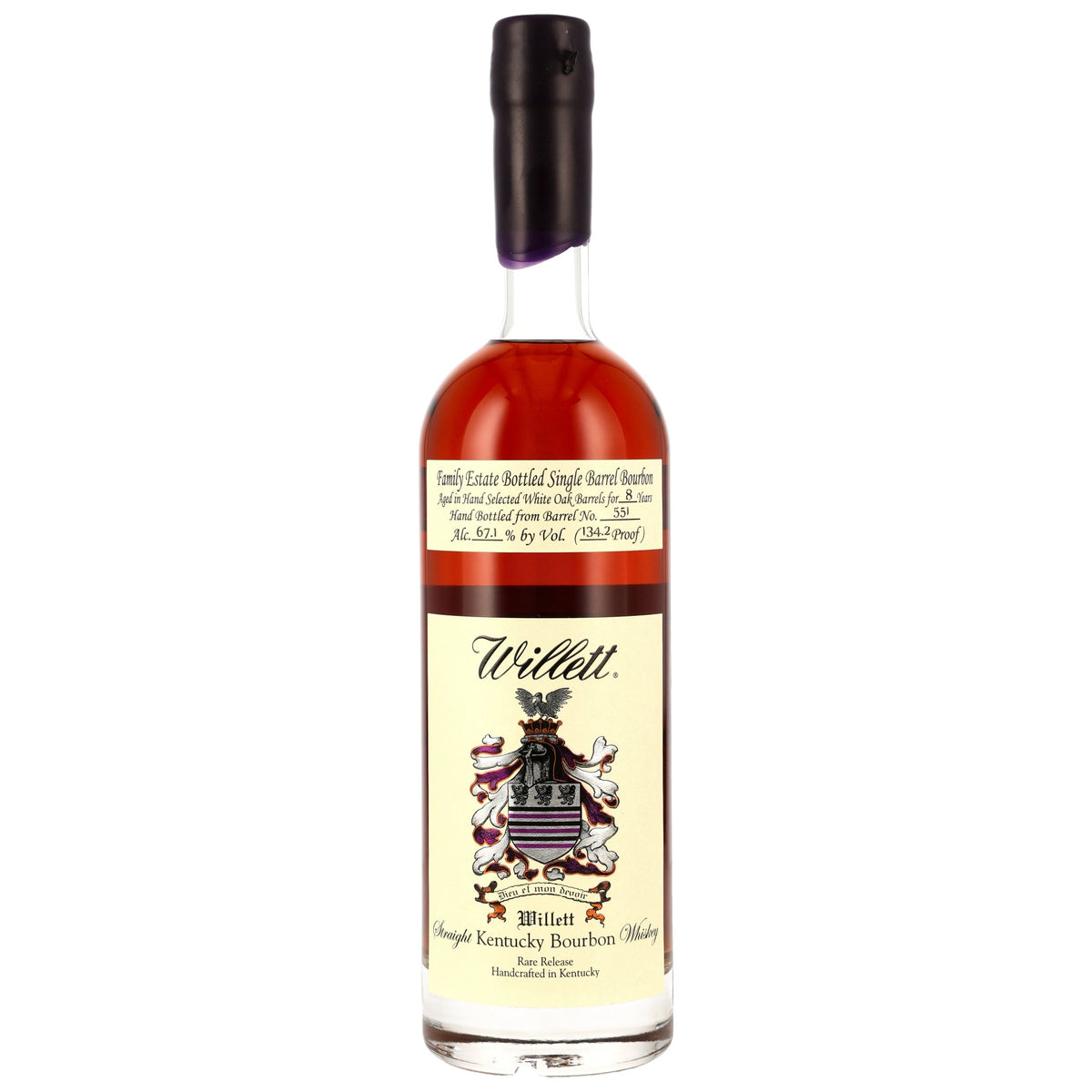 Willett 8 Jahre - Family Estate Bourbon - Single Barrel - Fassnummer 551 - 50th Anniversary Kirsch Import