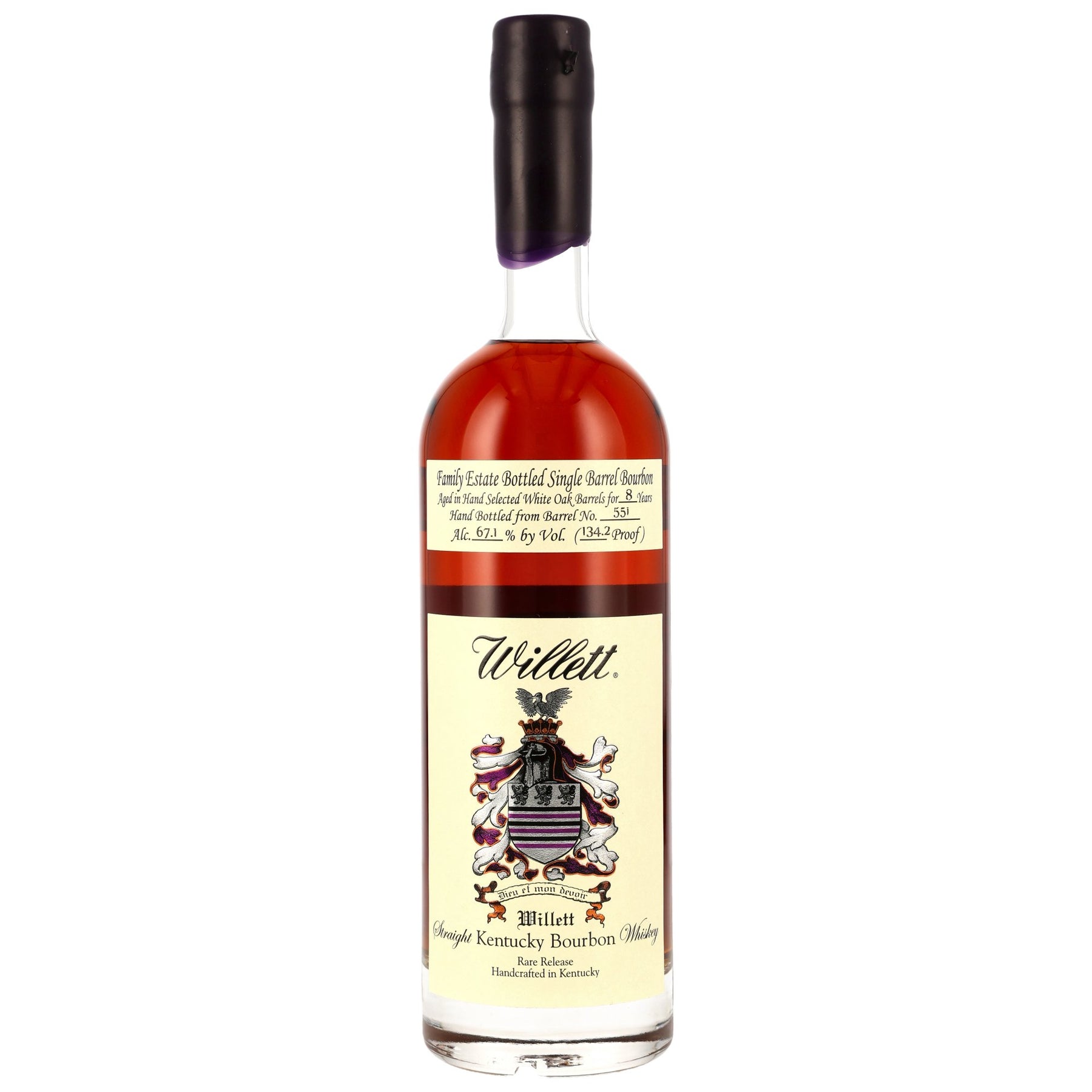 Willett 8 Jahre - Family Estate Bourbon - Single Barrel - Fassnummer 551 - 50th Anniversary Kirsch Import