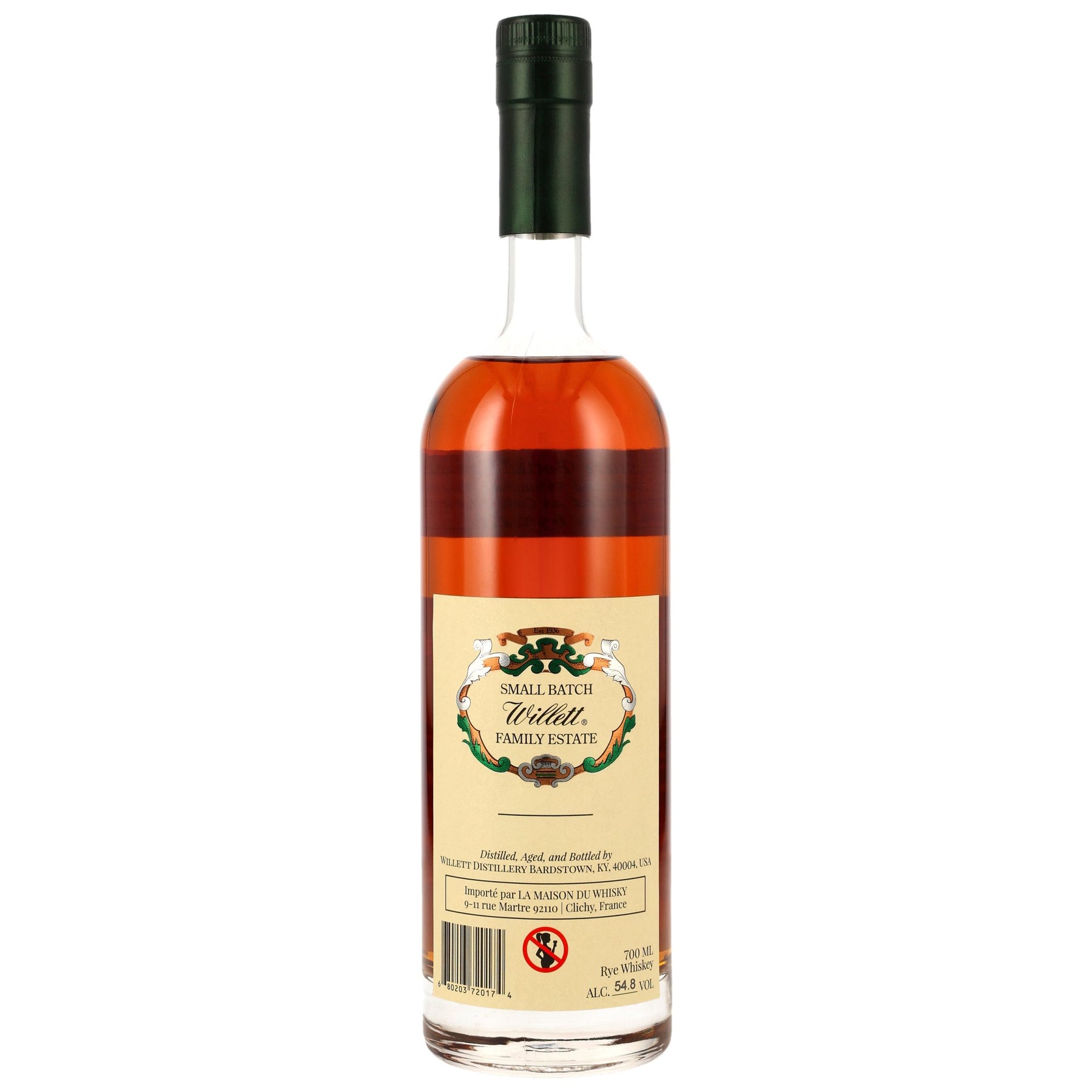 Willett Family Estate Rye Whiskey - 4 Jahre - 54,8%