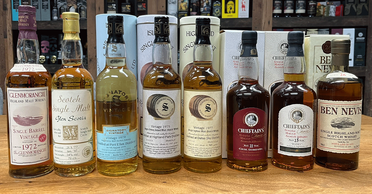 Back to the 70ties - Whisky Raritäten Tasting - Online Tasting am 19.02.2026