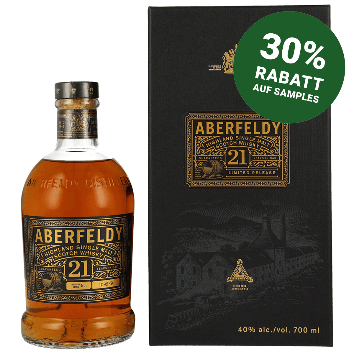 Aberfeldy 21 Jahre - Highland Single Malt Scotch Whisky