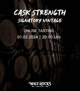 Cask Strength - Signatory Vintage - Online Tasting am 01.02.2024
