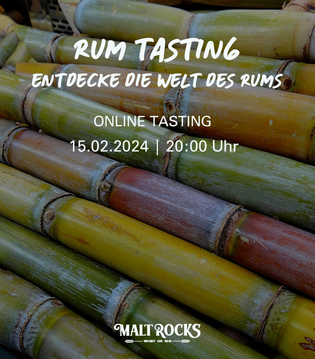 Rumtasting -  Entdecke die Welt des Rums - online Tasting am 15.02.2024