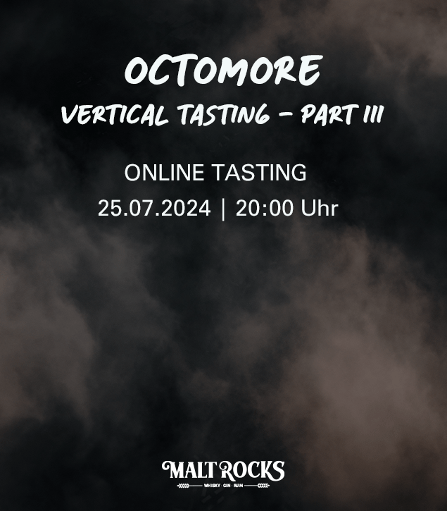 Octomore Vertical Tasting - Part III - Online Tasting am 25.07.2024