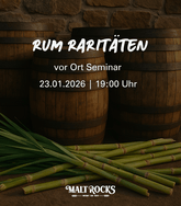 RUM Raritäten Tasting - vor Ort am 23.01.2026