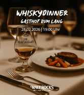 Whiskydinner mit 6 Gängen beim Gasthof Zum Lang am 28.02.2026