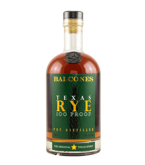 Balcones Texas Rye 100 Proof