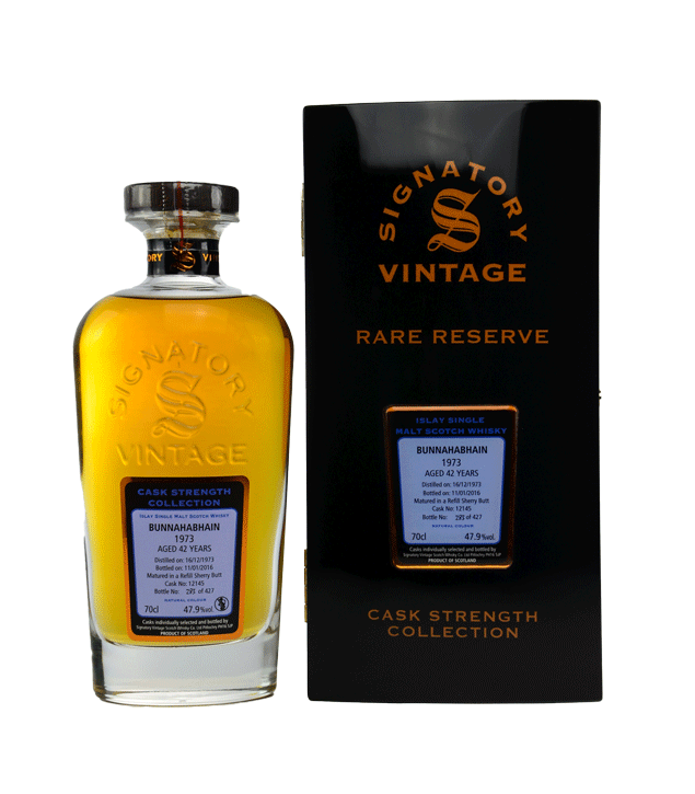 Bunnahabhain 1973/2016 - Rare Reserve - Cask Strength Collection - Signatory Vintage