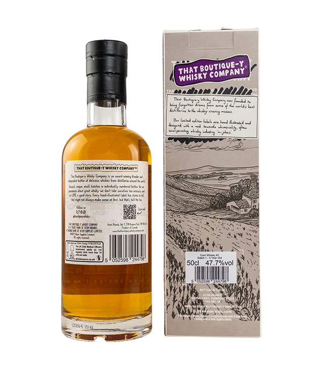 Corn Whisky #1 5 Jahre - Batch 1 - That Boutique-Y Whisky Company (TBWC)