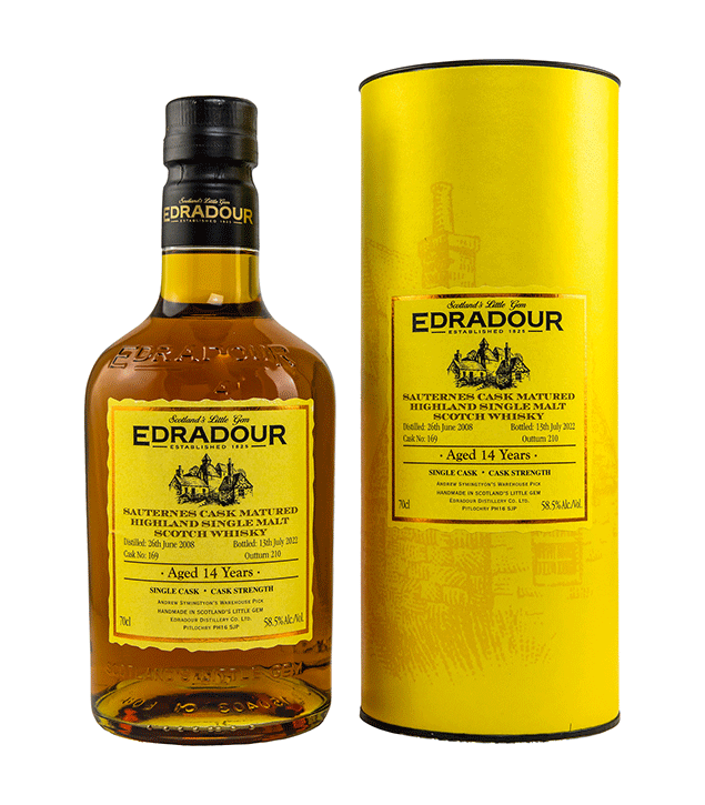 Edradour 2008/2022 - 14 Jahre - Sauternes Cask - Fassnummer 169