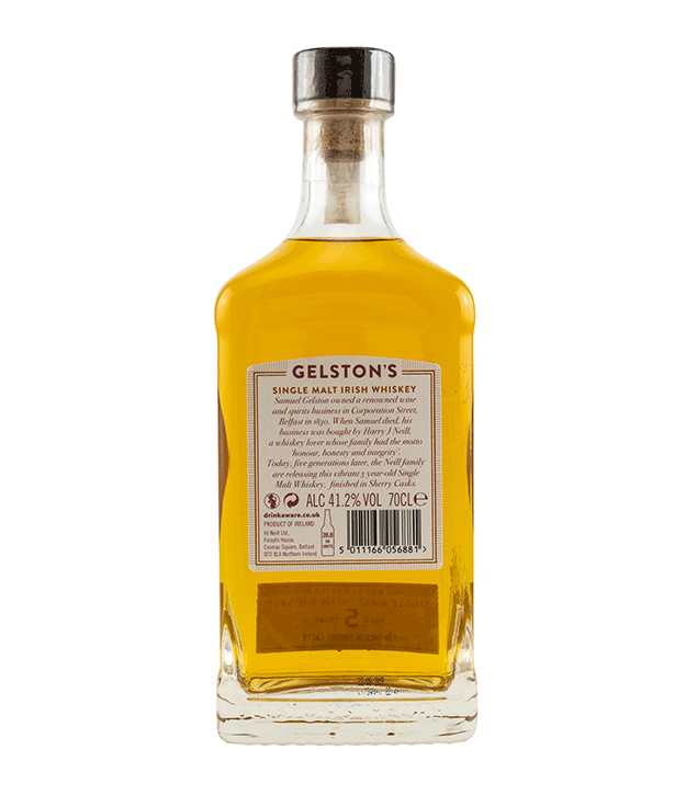 Gelstons 5 Jahre - Irish Whiskey - Single Malt Sherry Casks