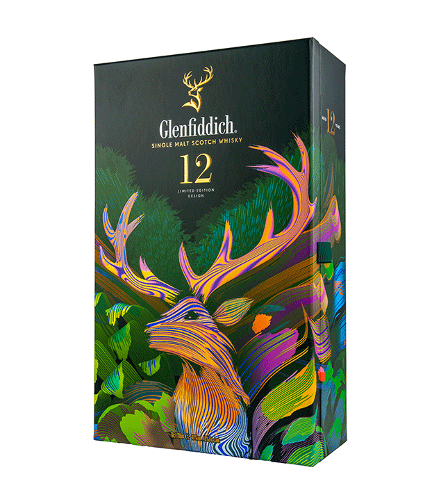 Glenfiddich 12 Jahre - Limited Design mit Flachmann