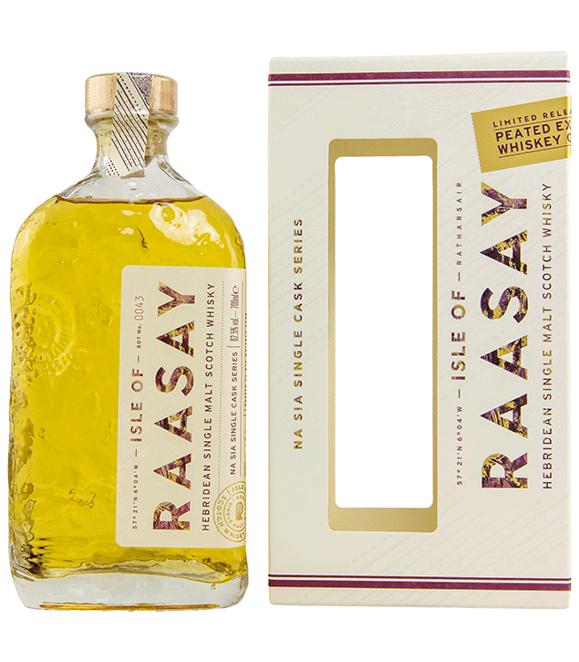 Isle of Raasay Single Malt Whisky - Single Cask #18/629 - First Fill Rye (peated)
