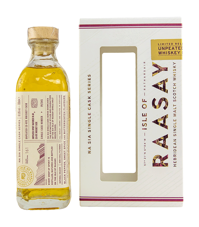 Isle of Raasay Single Malt Whisky - Single Cask #19/245 - First Fill Rye Whiskey