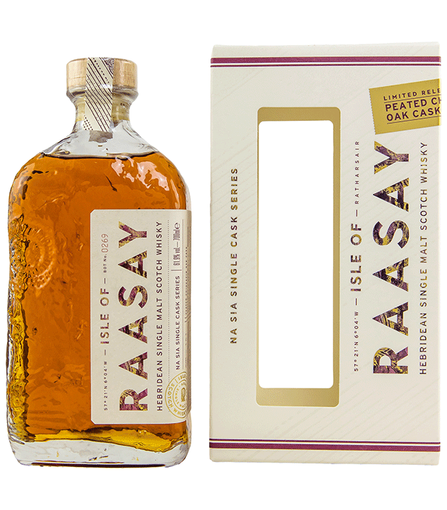Isle of Raasay Single Malt Whisky - Single Cask #19/50 - First Fill Chinkapin Oak (peated)
