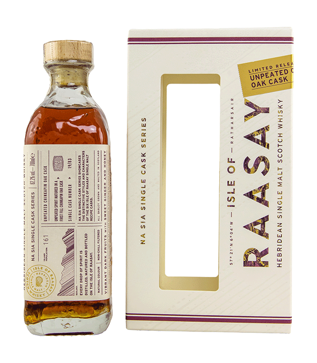 Isle of Raasay Single Malt Whisky - Single Cask #19/83 - First Fill Chinkapin Oak