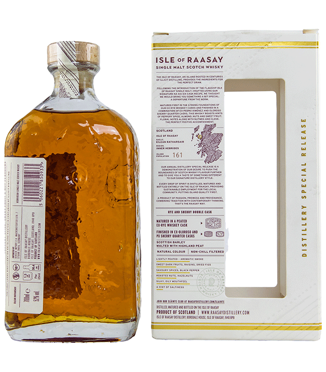 Isle of Raasay Single Malt Whisky - Special Release - Sherry Finish 1st Release