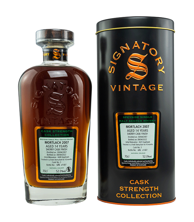 Mortlach 2007/2022 - Cask Strength Collection - Fassnummer 3 - Signatory Vintage