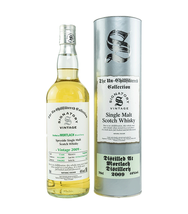 Mortlach 2009/2022 - The Un-Chillfiltered Collection - Fassnummer 317274+317314+317323 - Signatory Vintage