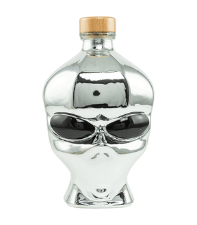 Outerspace Alien Head Vodka Chrome Edition