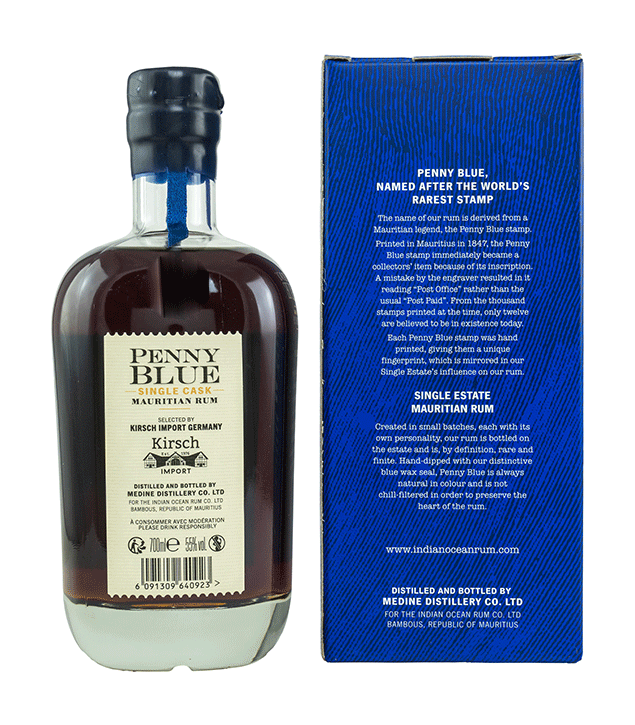 Penny Blue Rum 2011 Sherry Single Cask - Fassnummer 238