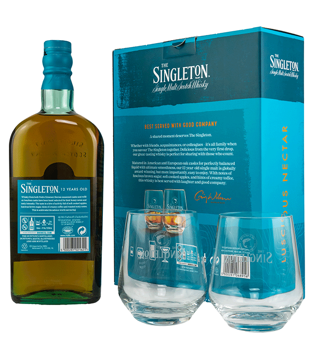 Singleton of Dufftown 12 Jahre - Luscious Nectar - mit 2 Gläsern