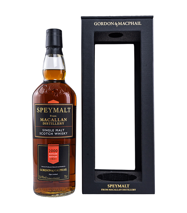 Speymalt from Macallan Distillery 2000/2021 - Fassnummer 1756 - Gordon & MacPhail