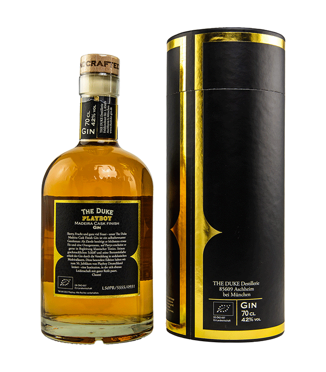 The Duke Dry Gin Madeira Cask - Limited Playboy Edition
